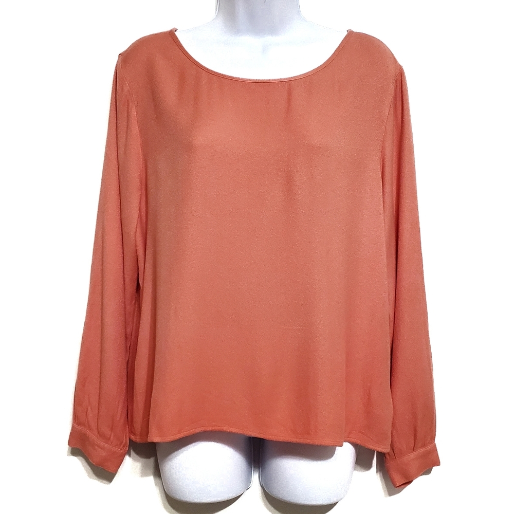 Anthropologie Cloth & Stone Tie Back Blouse